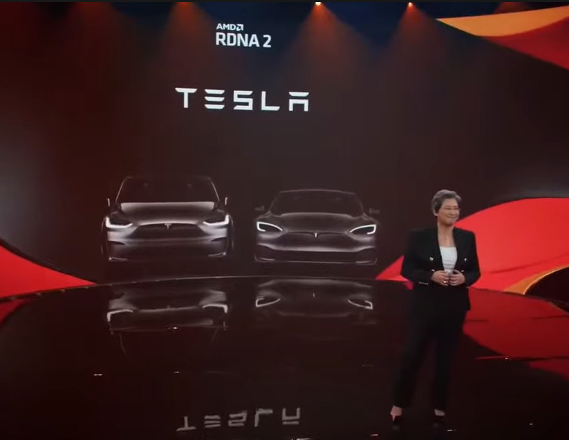 AMD CEO Lisa Su announces Ryzen chips will be in Tesla vehicles